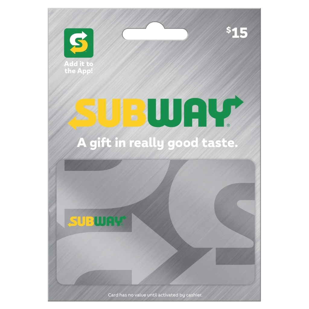 Subway $15 - National Food Market