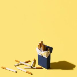 cigarettes-pack-yellow-background